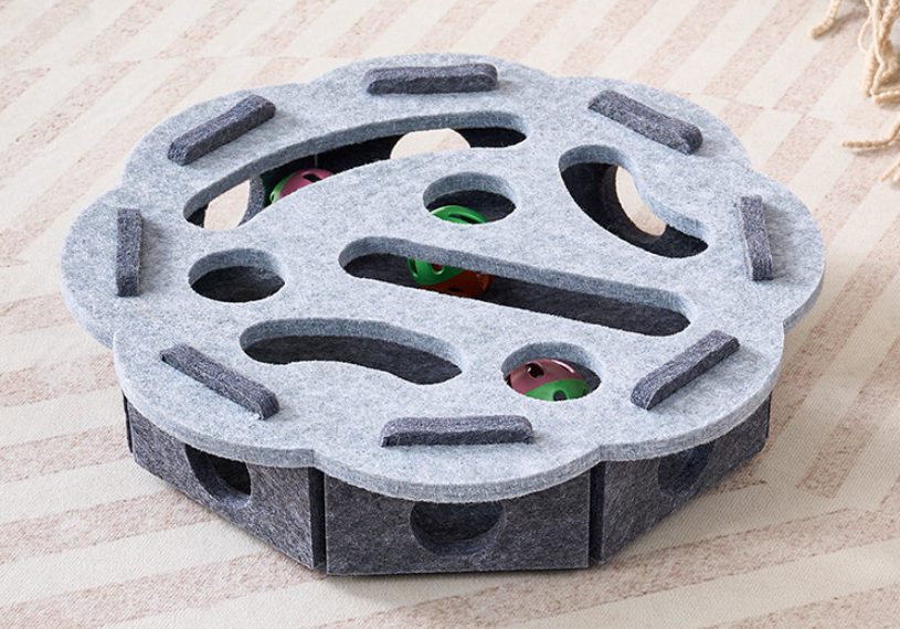 Interactive Cat Maze Puzzle Removable Panels for Easy Cleaning