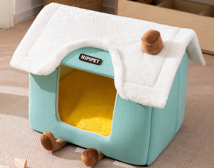 The Cozy Milk Carton Plush Dog Bed with a Hug-like Comfort