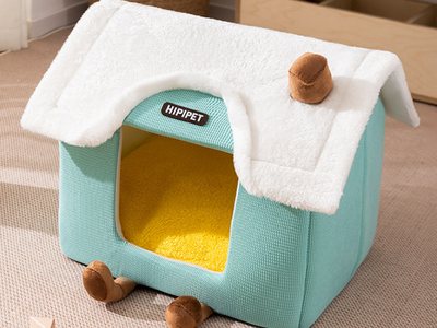The Cozy Milk Carton Plush Dog Bed with a Hug-like Comfort
