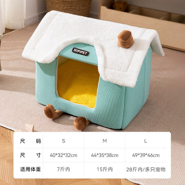 The Cozy Milk Carton Plush Dog Bed with a Hug-like Comfort