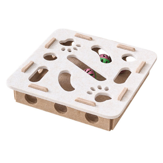 Interactive Cat Maze Puzzle Removable Panels for Easy Cleaning