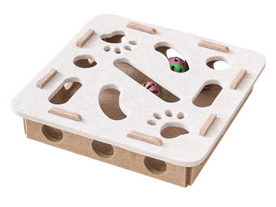 Interactive Cat Maze Puzzle Removable Panels for Easy Cleaning