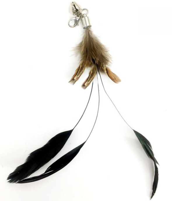 Natural Feather Multiple Styles Cat Teaser Attachment