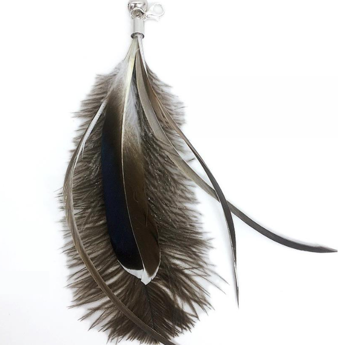 Natural Feather Multiple Styles Cat Teaser Attachment