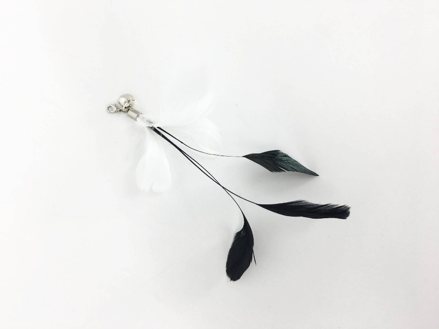 Natural Feather Multiple Styles Cat Teaser Attachment
