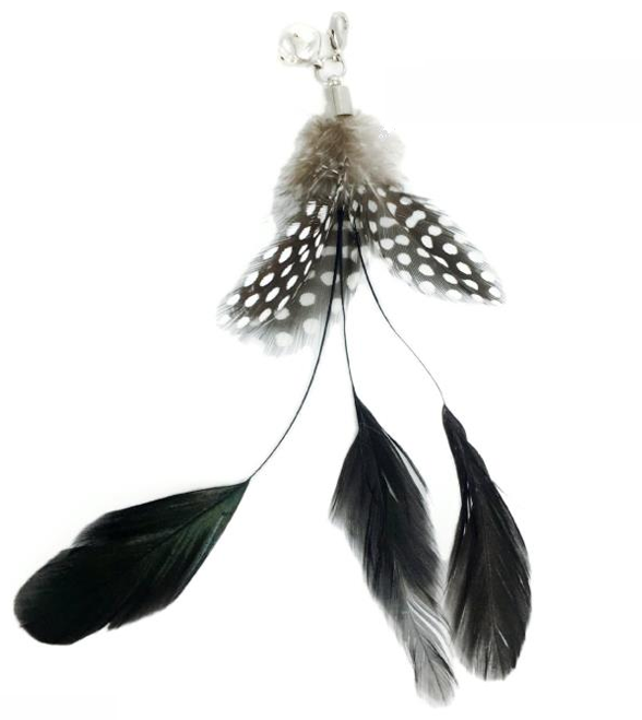 Natural Feather Multiple Styles Cat Teaser Attachment
